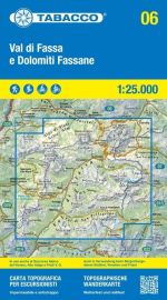 Tabacco - Carte de Randonnées - 06 - Val di Fassa Dolomiti Fassane	