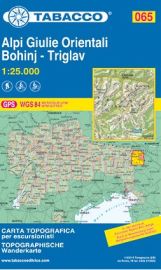 Tabacco - Carte de randonnées - 65 - Alpes Juliennes Orientales - Bohinj -Triglav 
