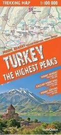 Terra Quest - Carte de Trekking - The Highest Peaks  (les plus hauts sommets de Turquie)