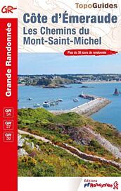 Topo-guide FFRandonnée - Réf. 345 - Côte d'Émeraude - Les chemins du Mont-Saint-Michel - GR34 