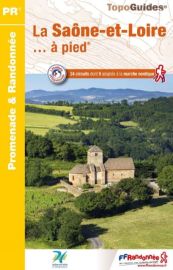 Topo-guide FFRandonnée - Réf.D071 - La Saône-et-Loire à pied