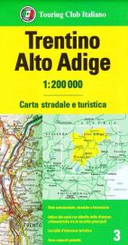 T.C.I (Touring Club italien) - Carte du Trentin et Haut-Adige